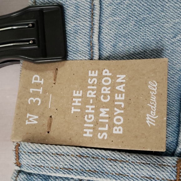 NEW Madewell High-Rise Slim Boy Jeans - Picture 6 of 13